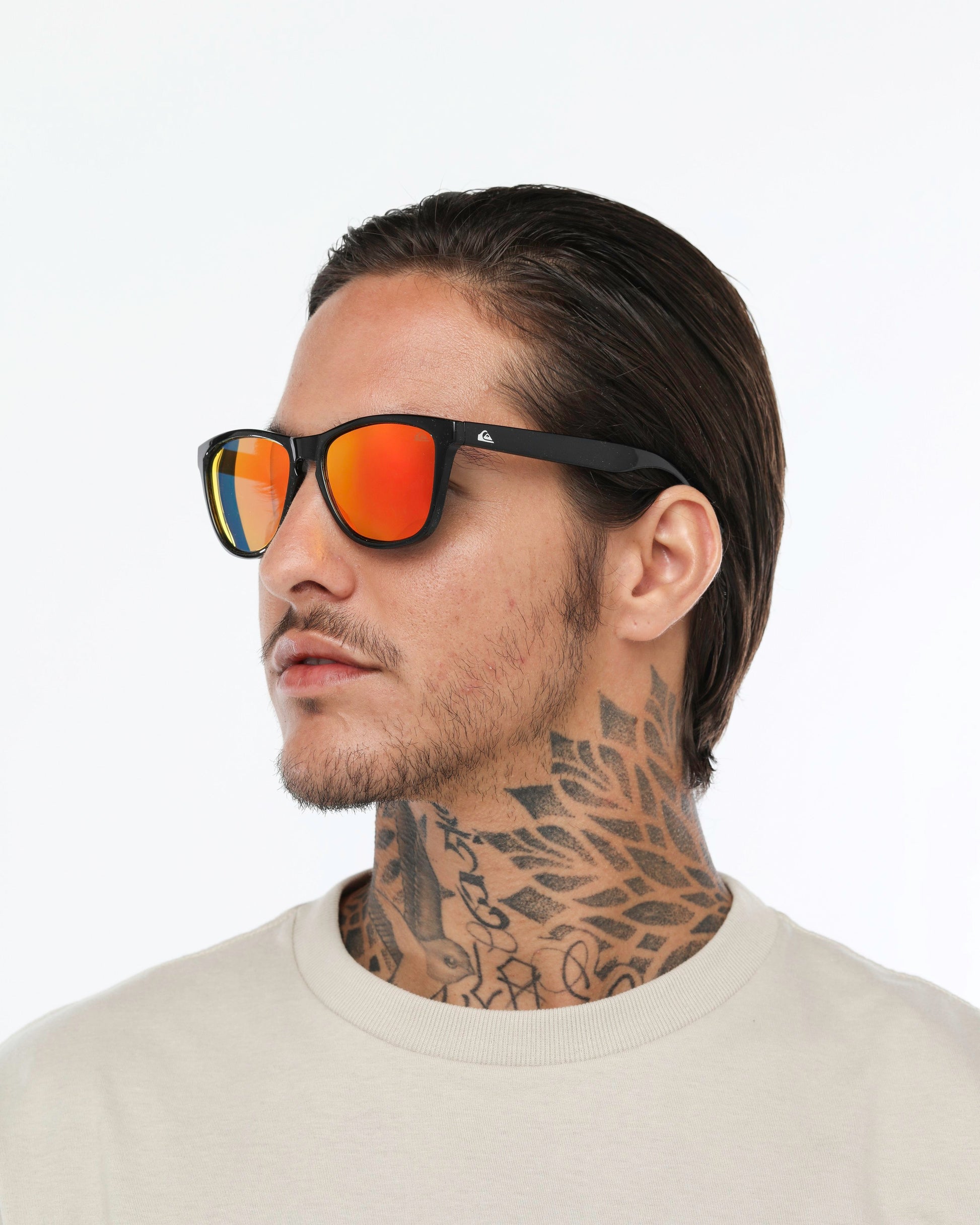 Óculos de Sol Quiksilver Maresias - Preto/Vermelho Espelhado