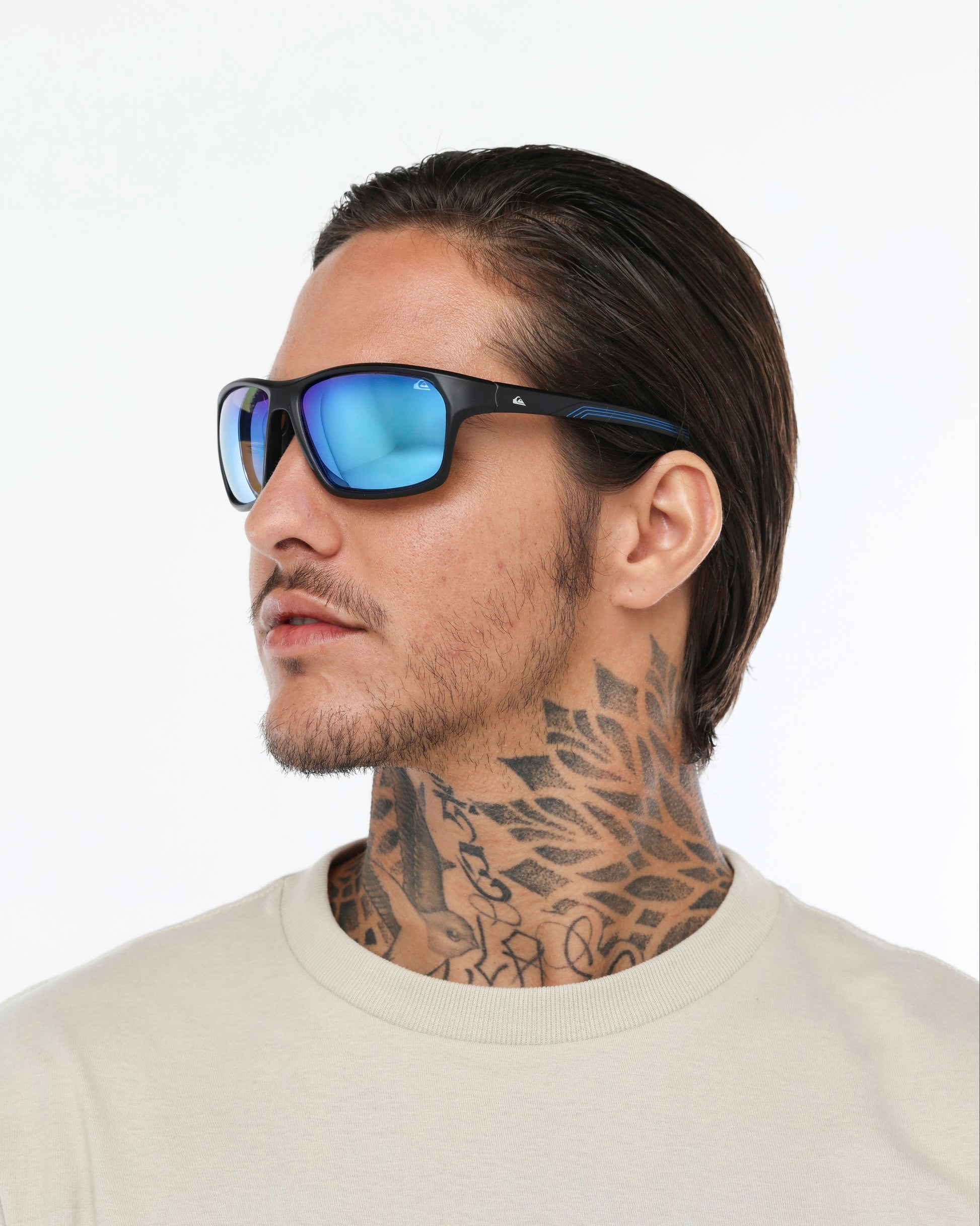 Óculos de Sol Quiksilver Maui - Preto/Azul Espelhado