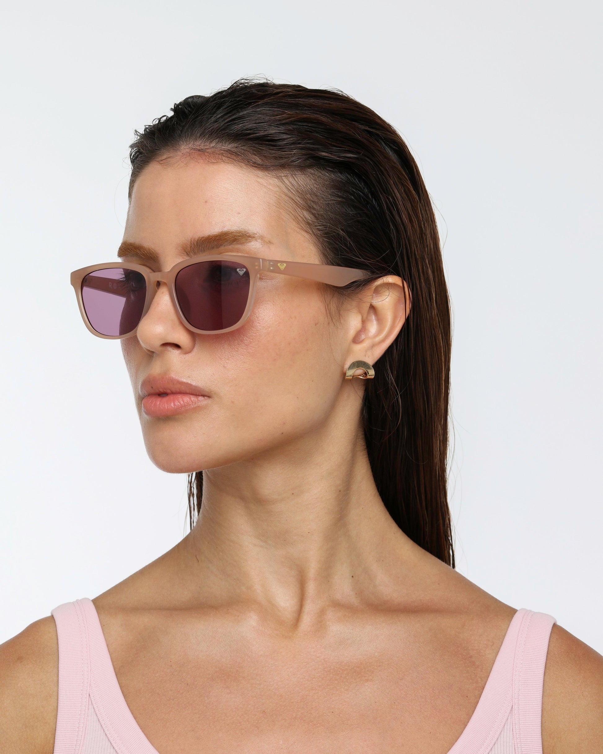 Óculos de Sol Roxy Ocean Breeze - Caramelo/Roxo