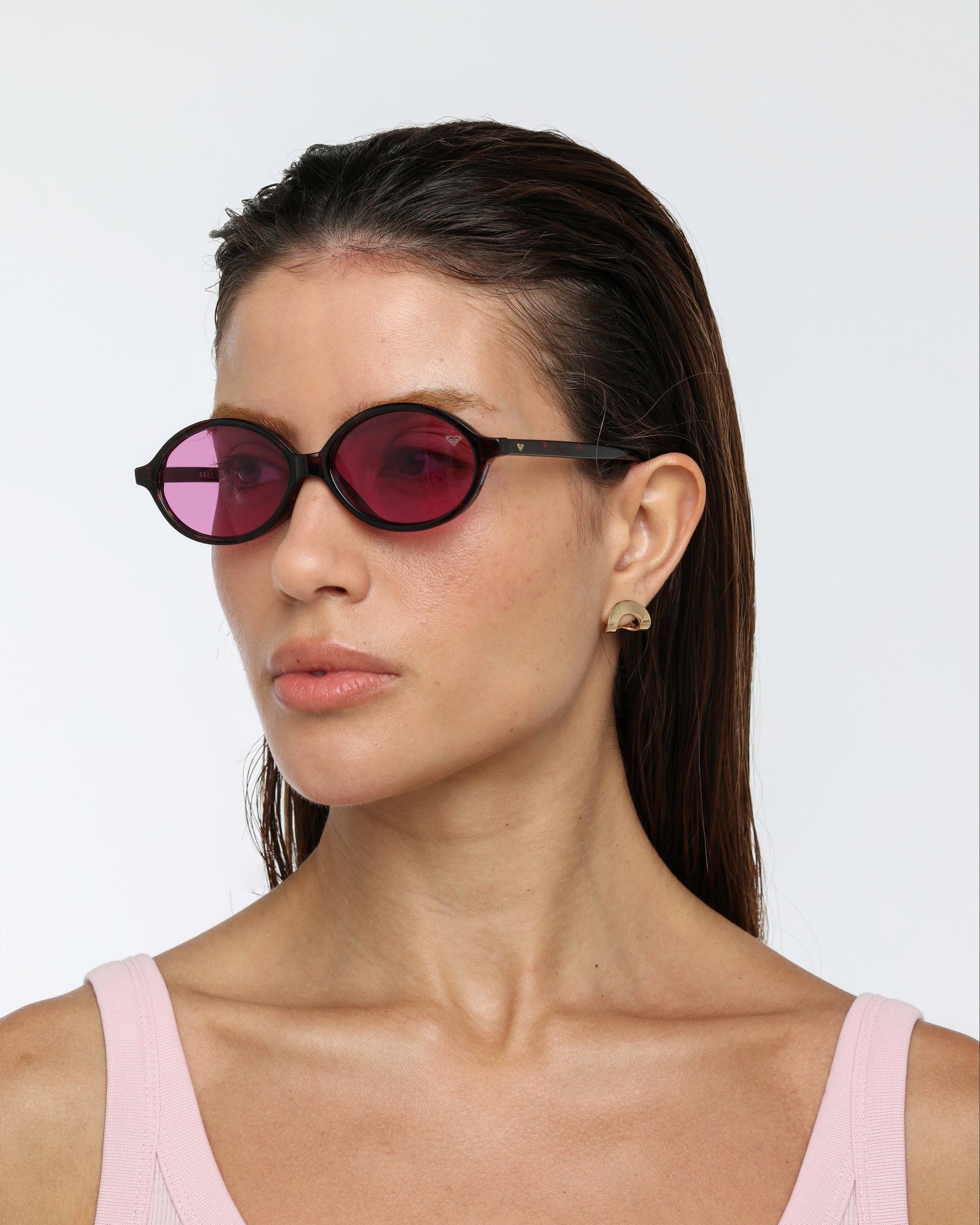 Óculos de Sol Roxy Sea - Havana/Rosa