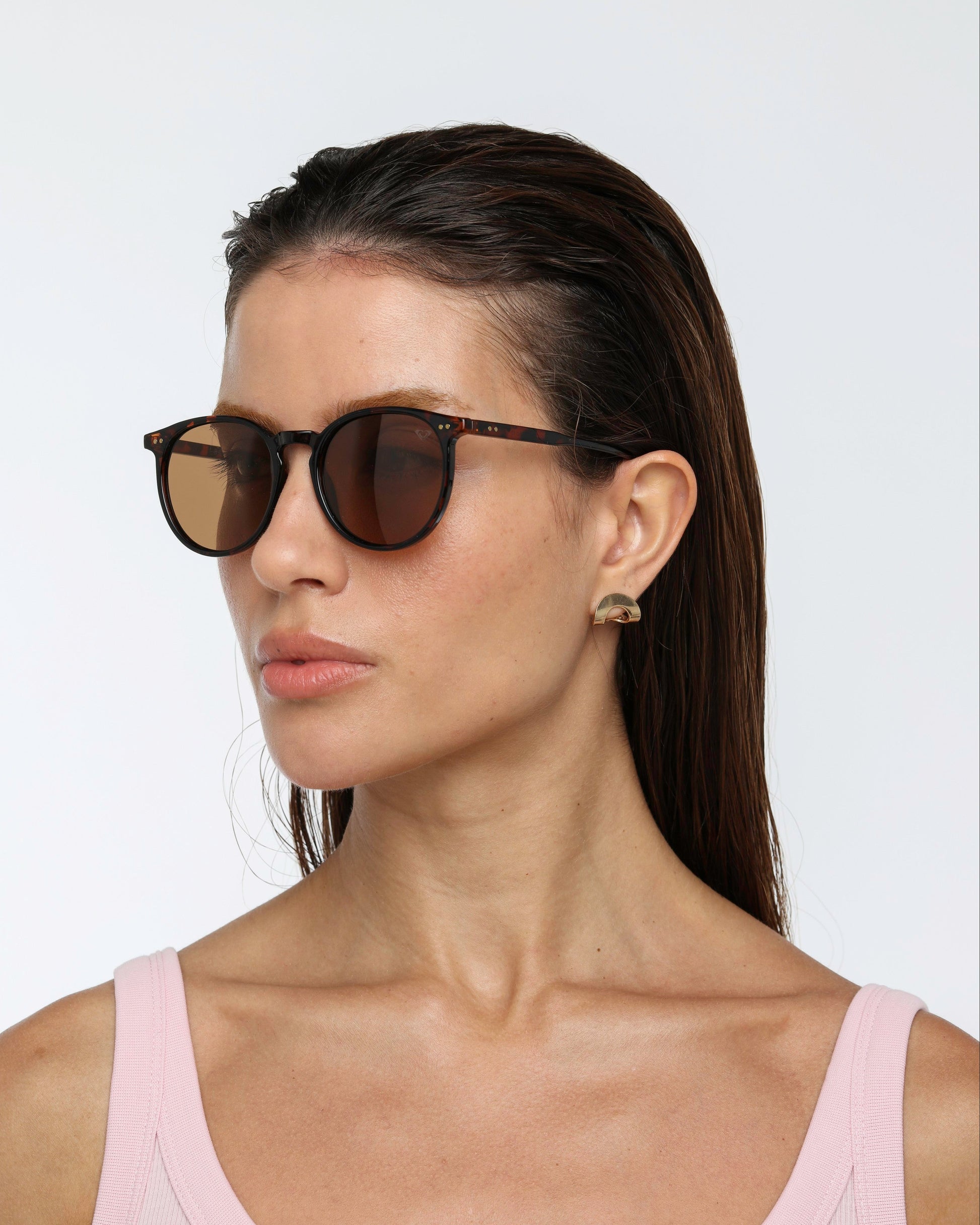 Óculos de Sol Roxy Sun Seeker - Havana/Marrom