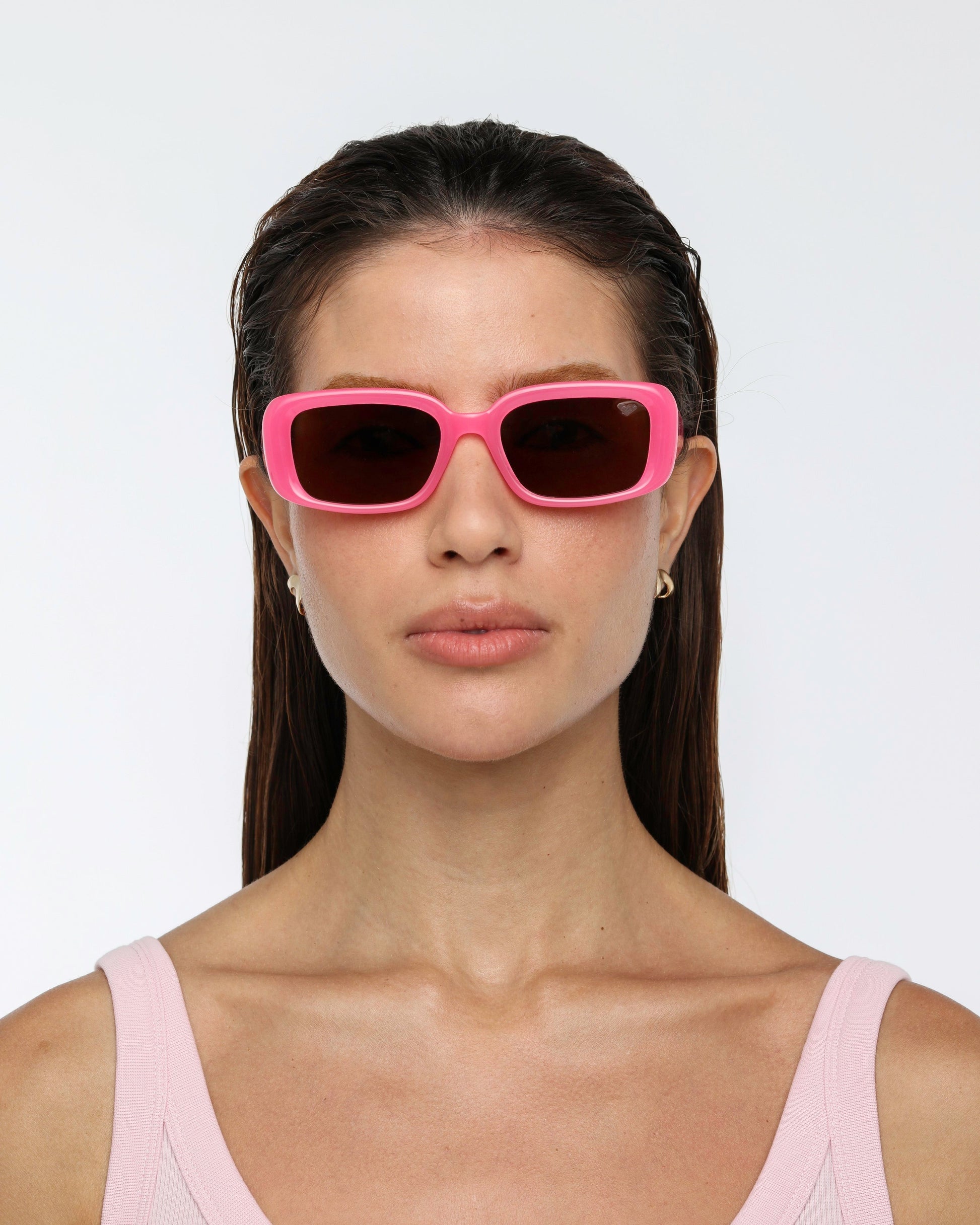 Óculos de Sol Roxy Palm - Rosa/Marrom