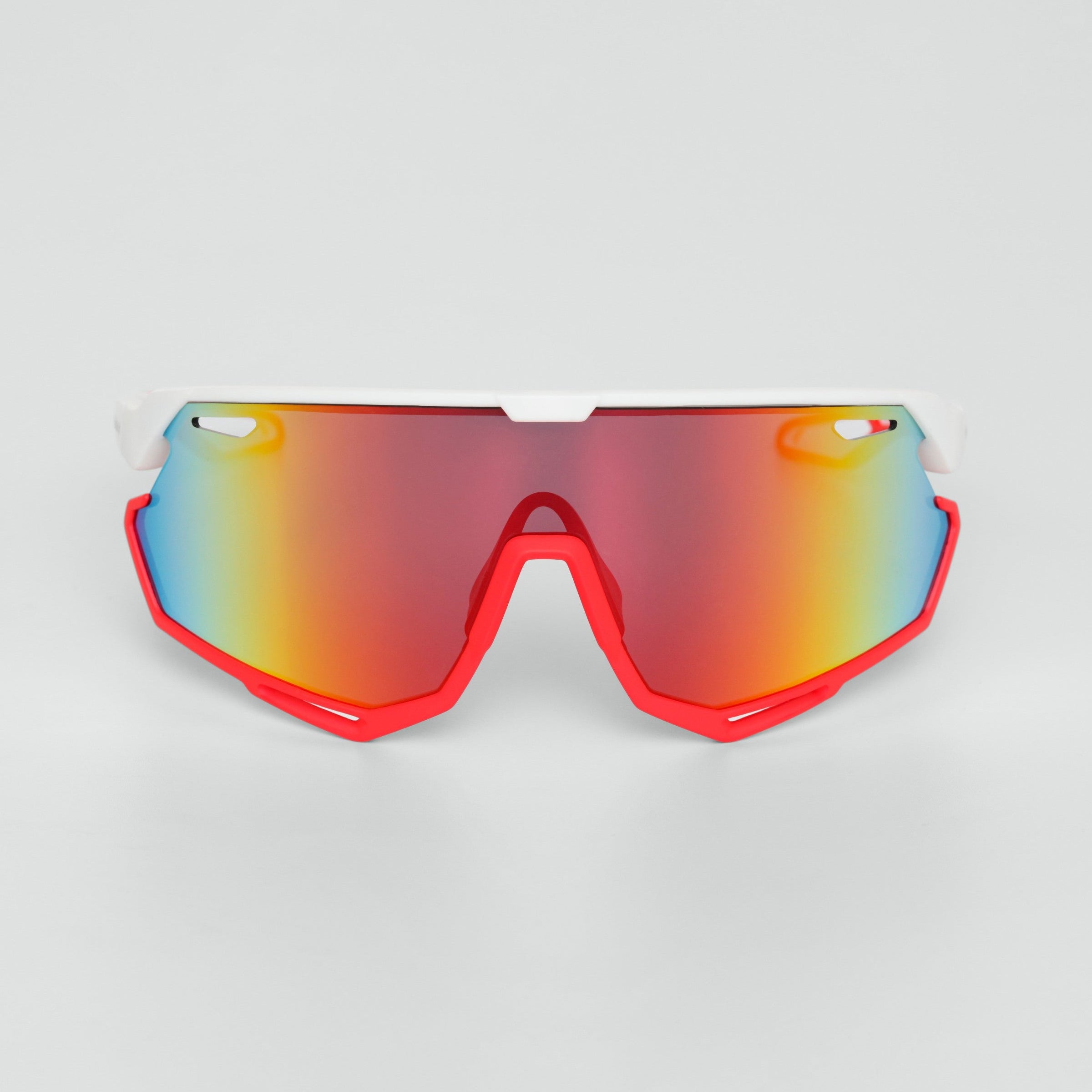 Óculos de Sol Quiksilver Hossegor - Branco/Vermelho Espelhado