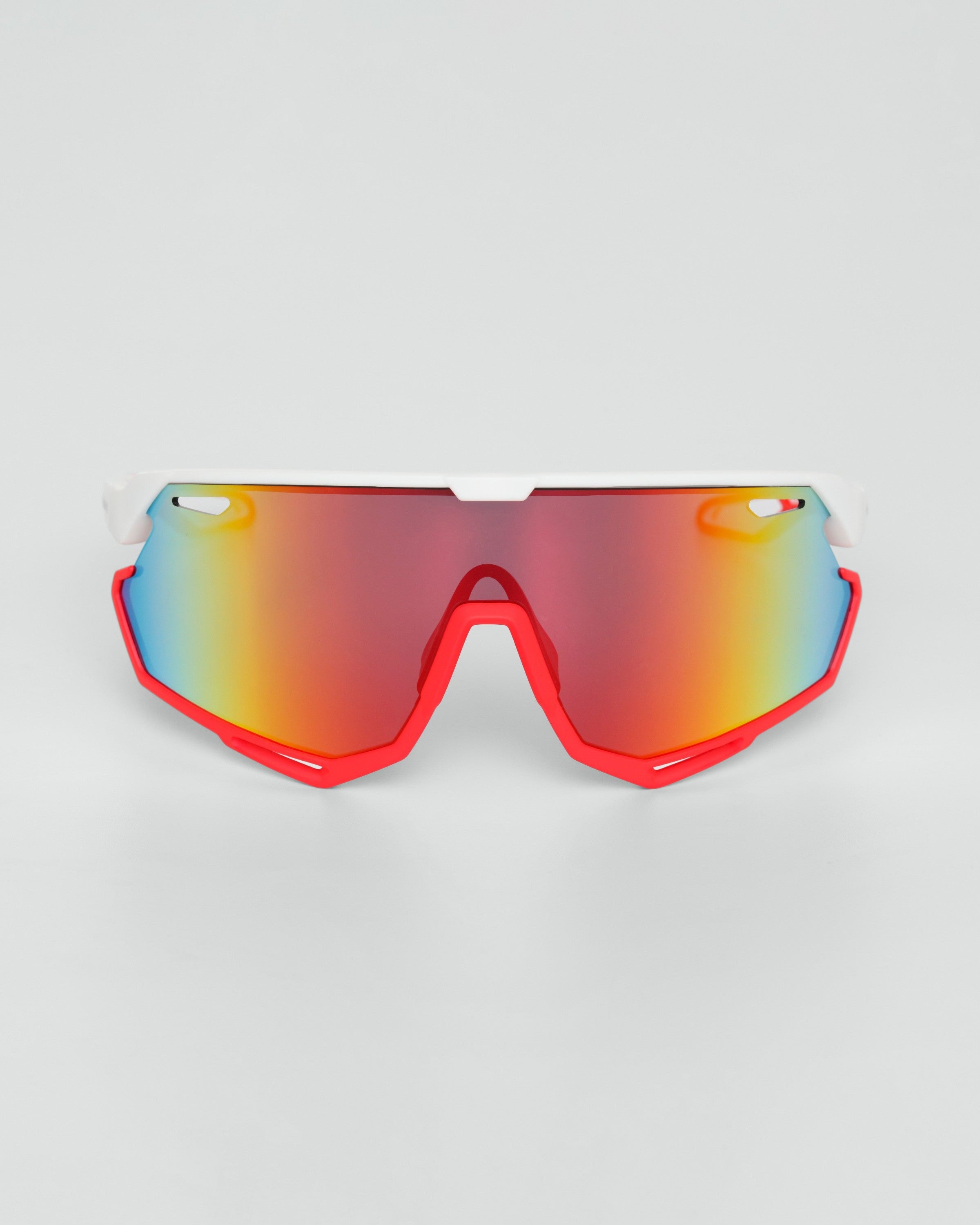 Óculos de Sol Quiksilver Hossegor - Branco/Vermelho Espelhado