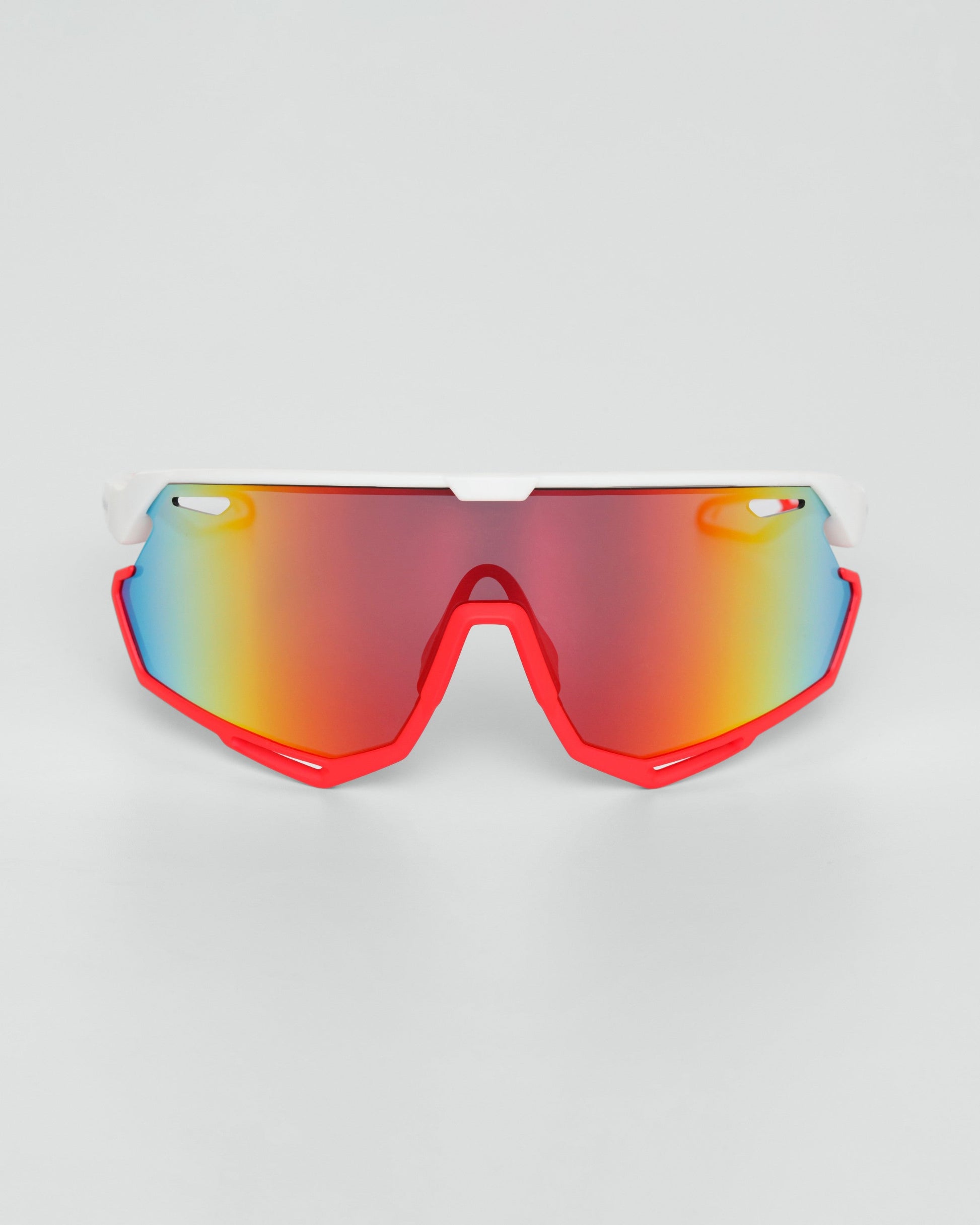 Óculos de Sol Quiksilver Hossegor - Branco/Vermelho Espelhado