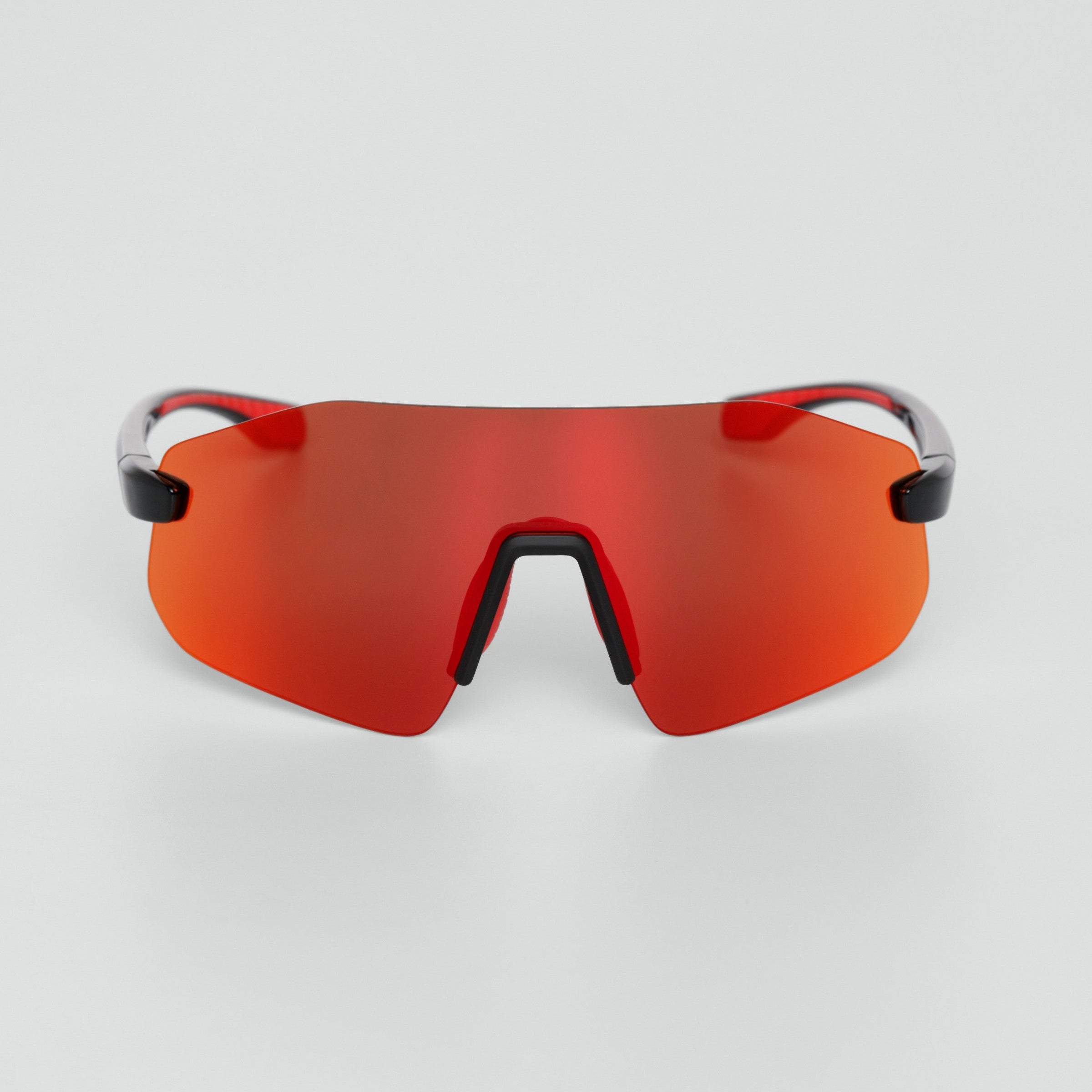 Óculos de Sol Quiksilver Pipeline - Preto/Vermelho Espelhado