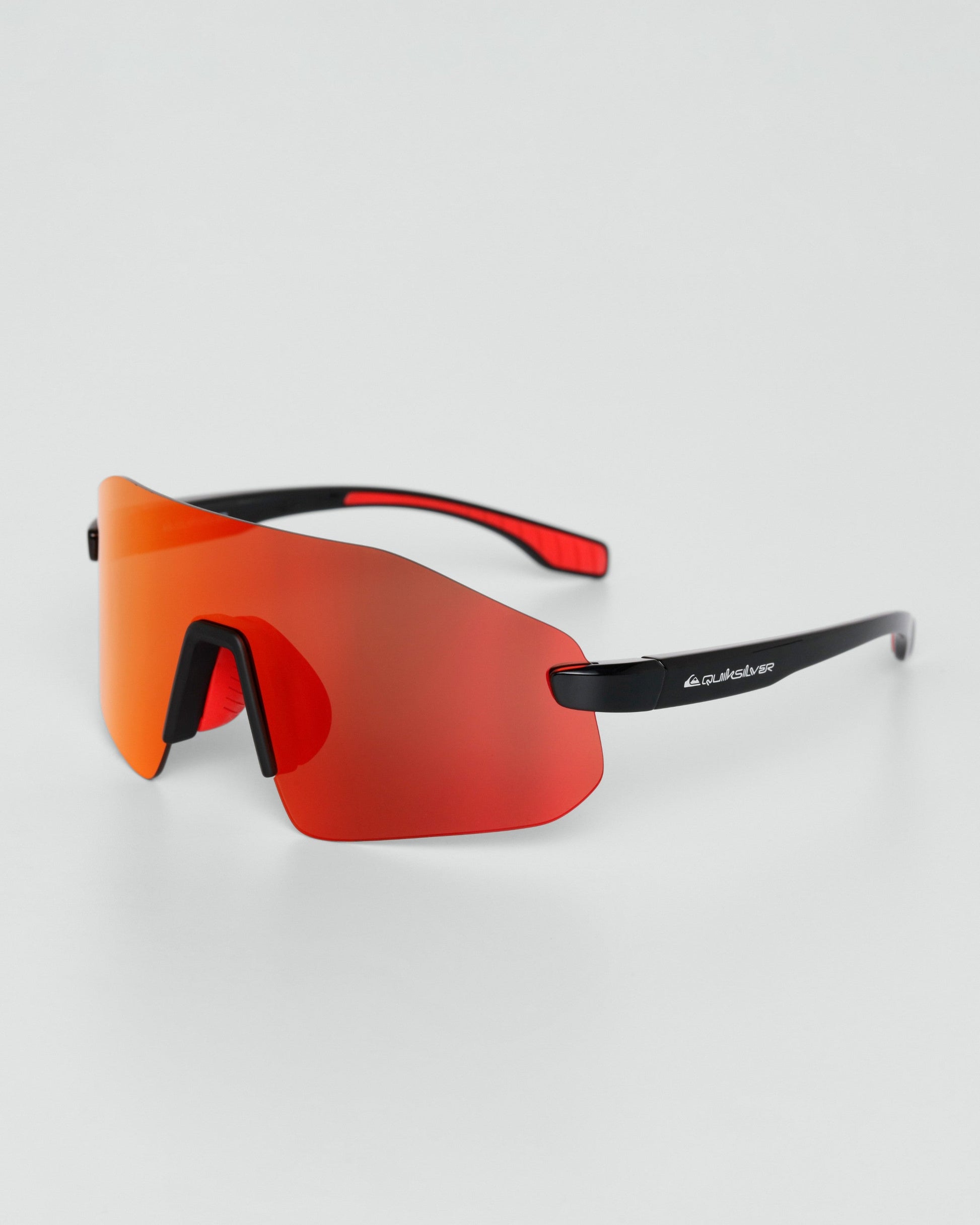 Óculos de Sol Quiksilver Pipeline - Preto/Vermelho Espelhado