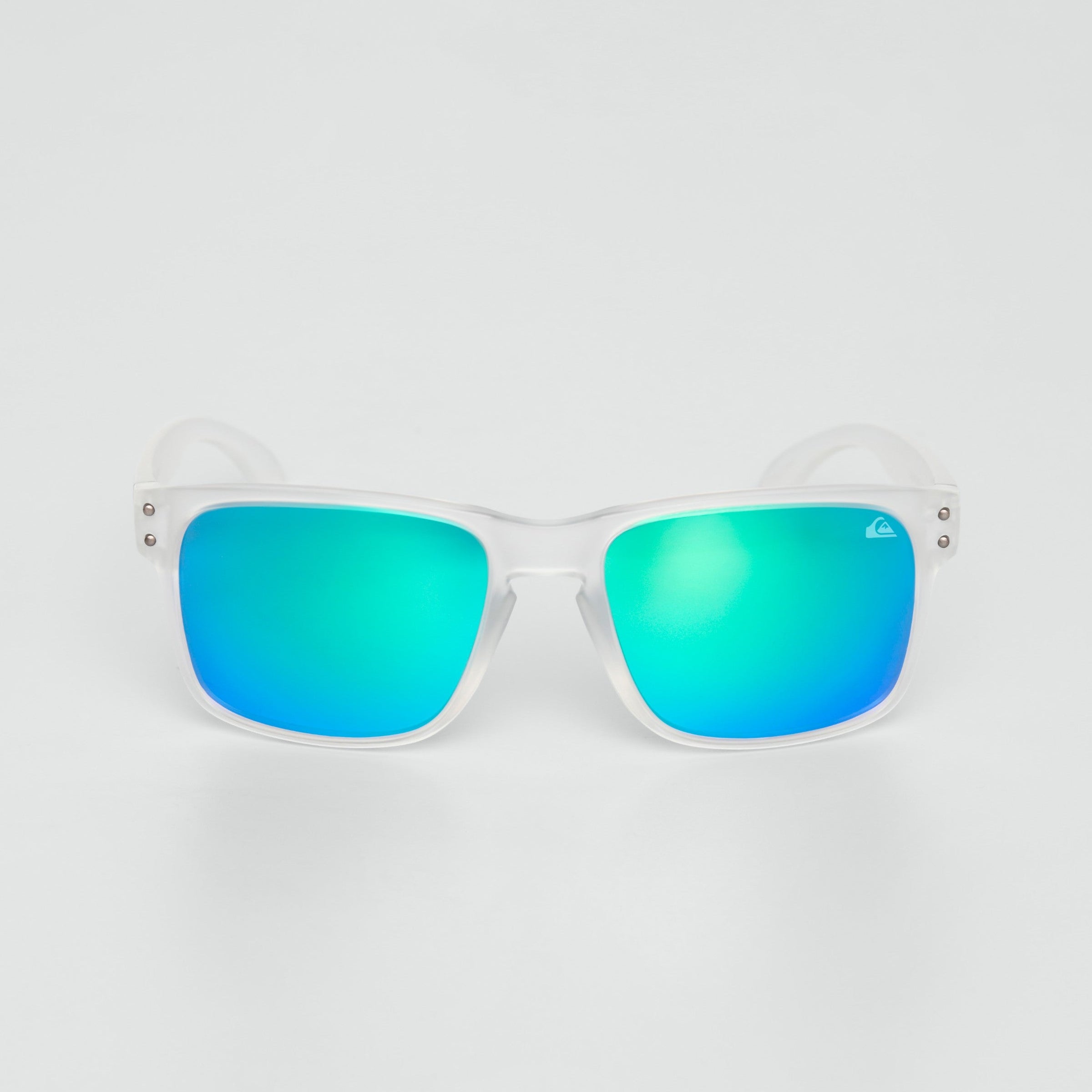 Óculos de Sol Quiksilver Biarritiz - Transparente/Verde Espelhado