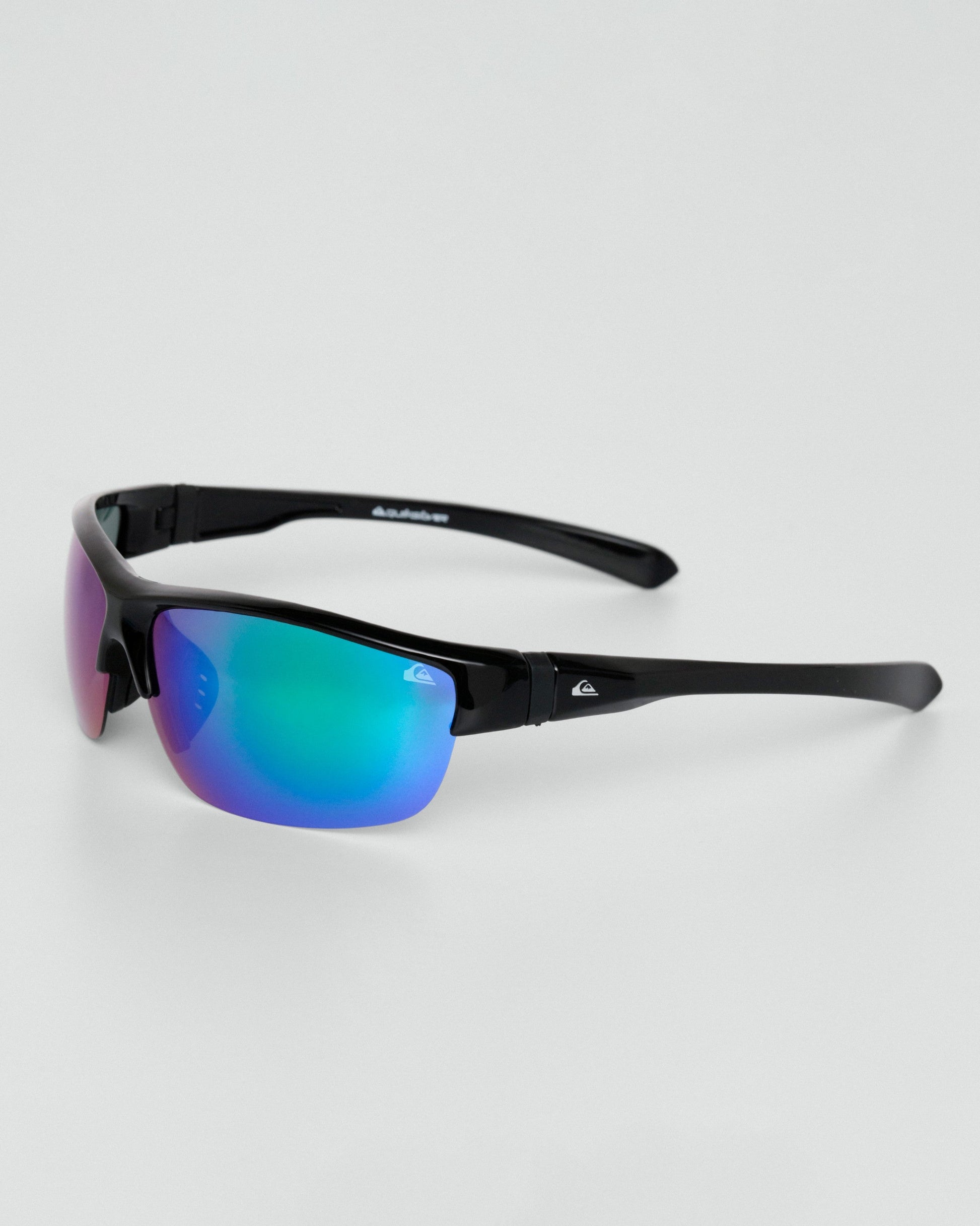 Óculos de Sol Quiksilver Malibu - Preto/Verde Espelhado