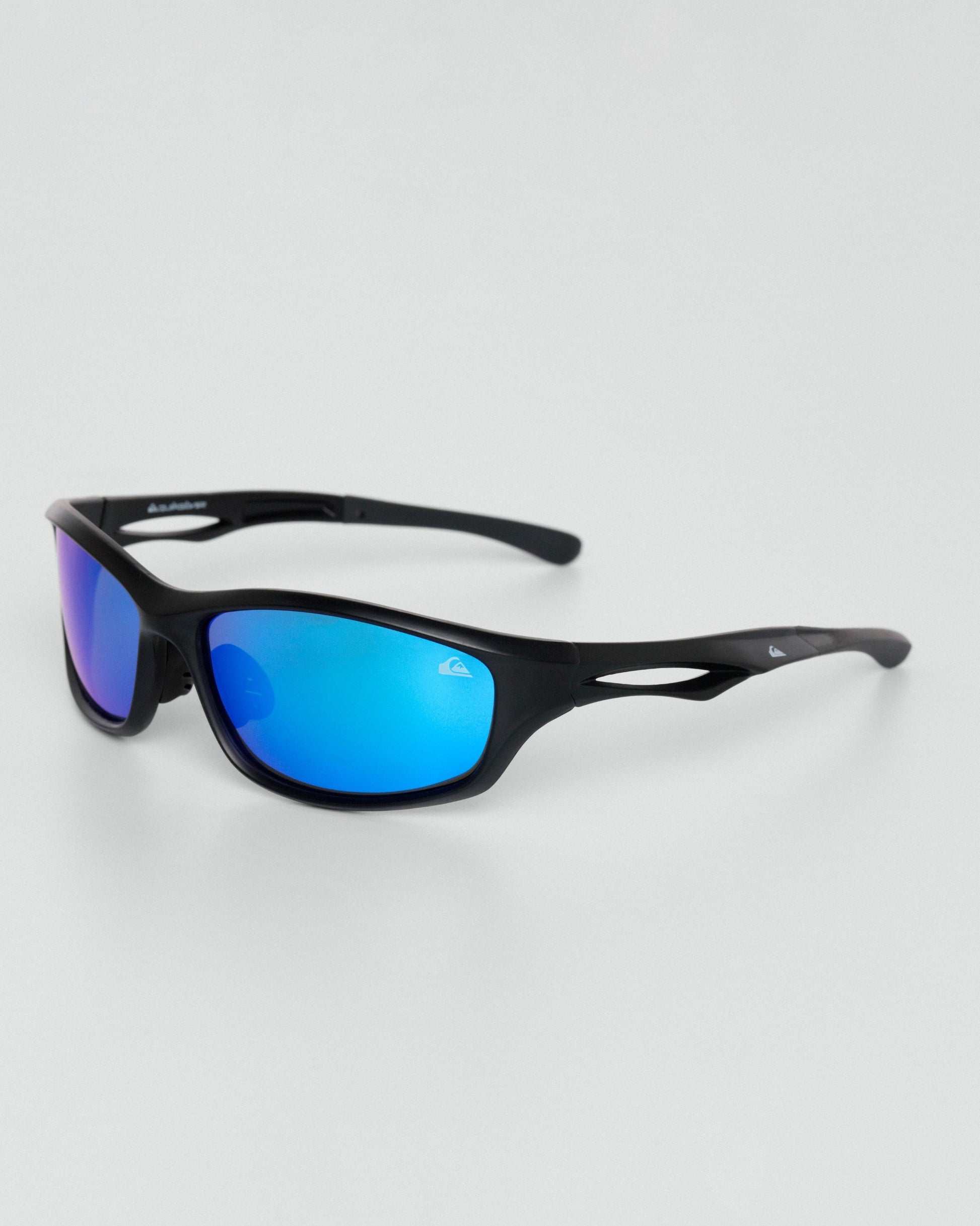 Óculos de Sol Quiksilver Tamarindo - Preto Fosco/Azul Espelhado