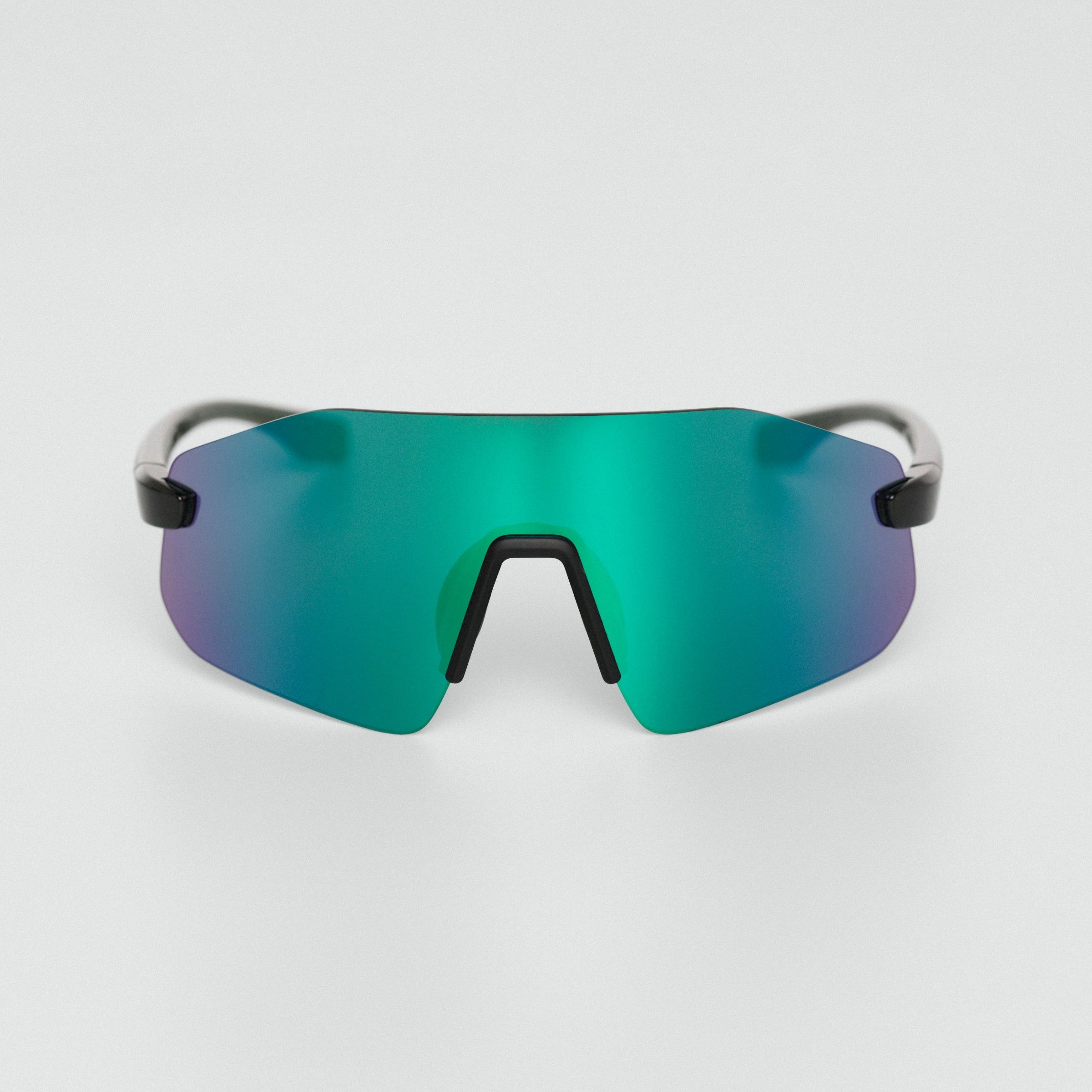 Óculos de Sol Quiksilver Pipeline - Preto/Verde Espelhado