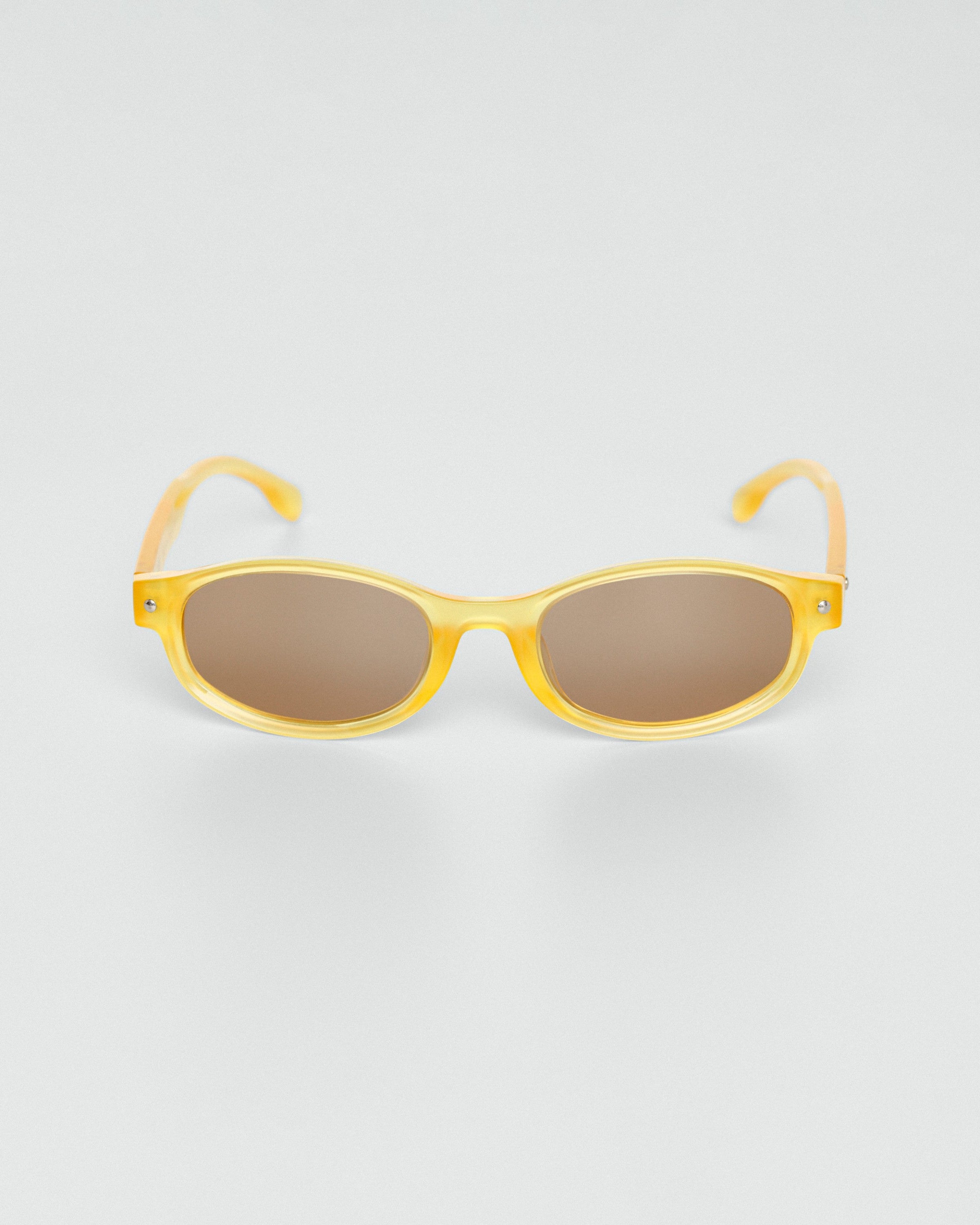 Óculos de Sol Márcia Sensitiva Helia - Amarelo/Cinza