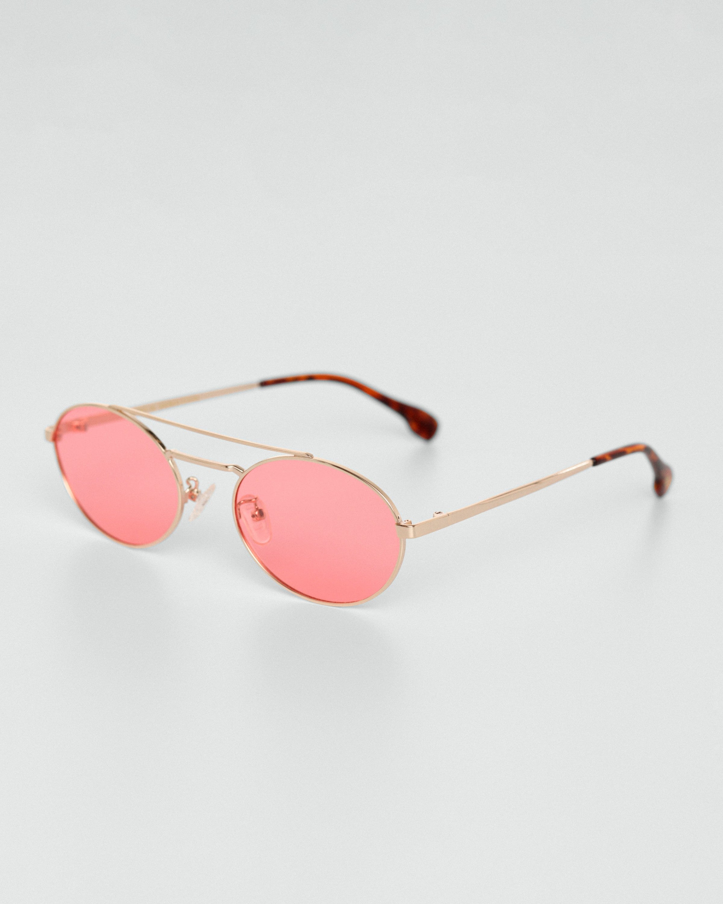 Óculos de Sol Márcia Sensitiva Quartz - Dourado/Rosa