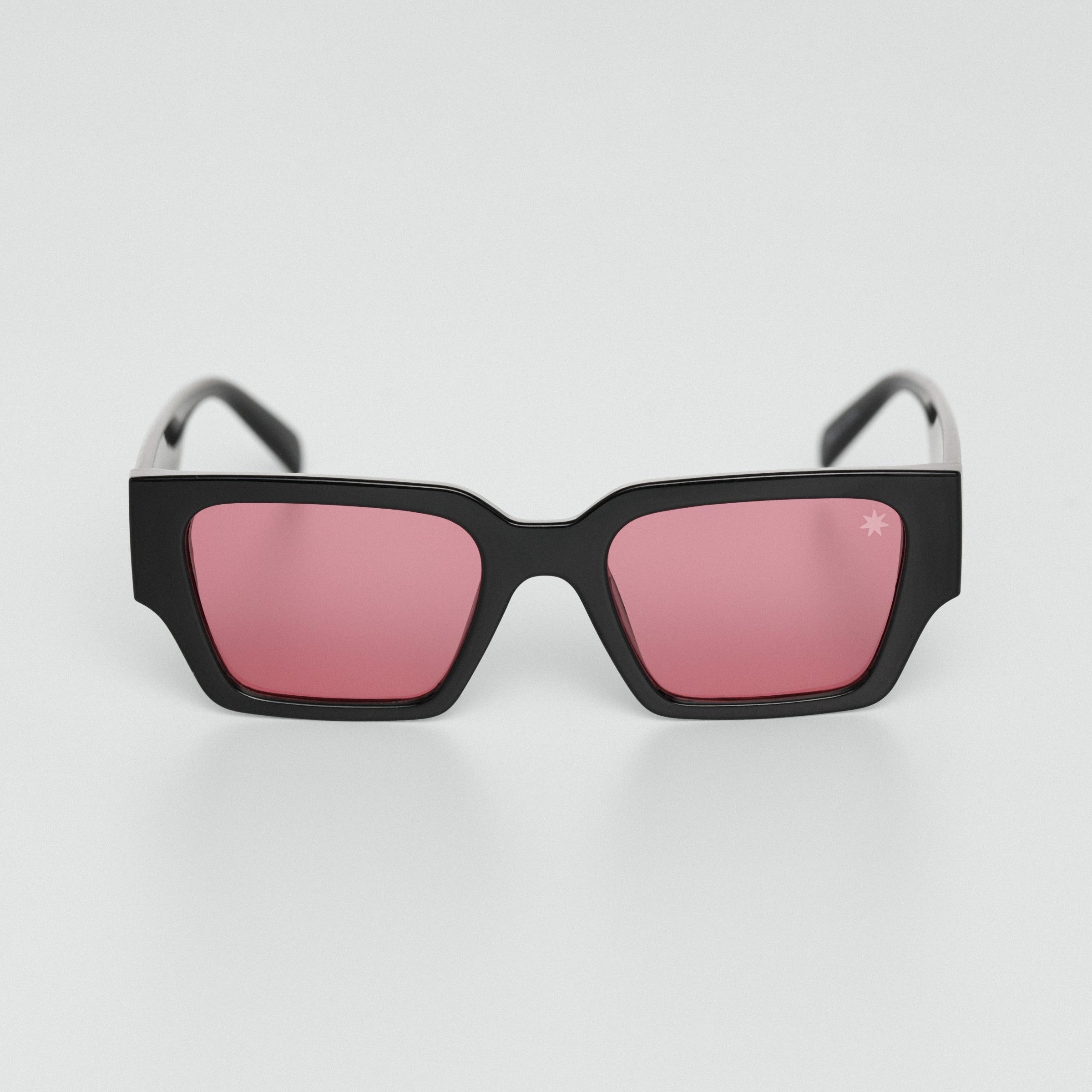 Óculos de Sol DC Kickflip - Preto/Rosa