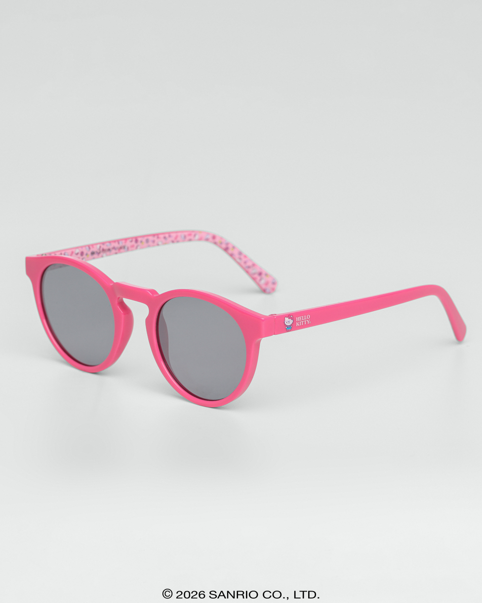 Óculos de Sol Infantojuvenil Hello Kitty Candy Rosa Sanrio vista lateral