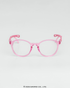 Óculos Infantojuvenil Hello Kitty Blossom Rosa armação redonda grau
