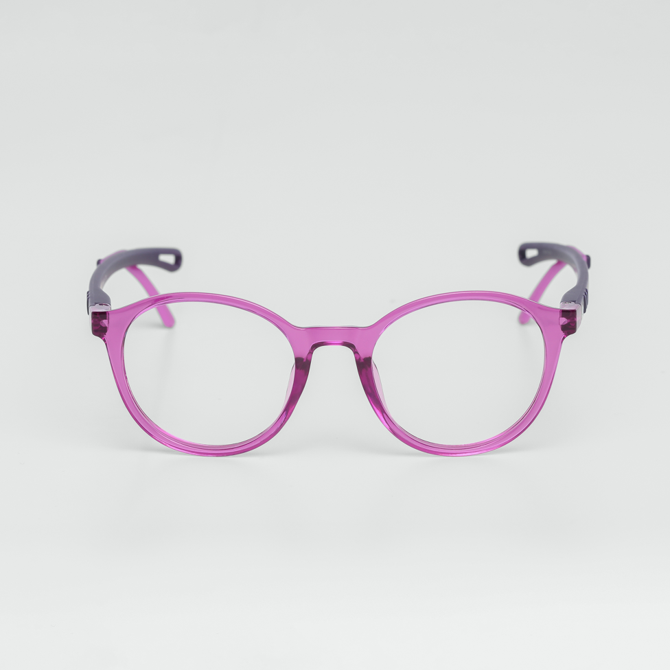 Óculos Infantojuvenil Hello Kitty Blossom Roxo armação redonda lilás grau