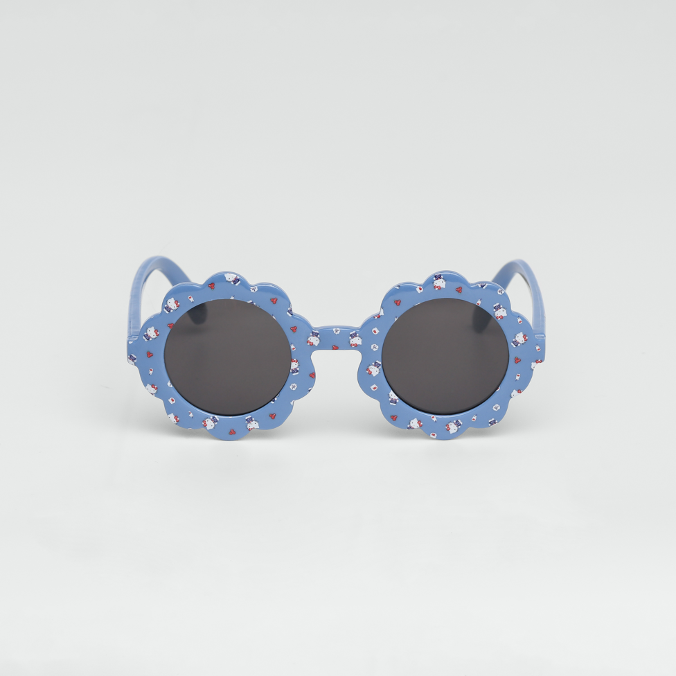 Óculos de Sol Infantil Hello Kitty Flower - Azul