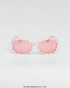 Óculos de Sol Infantil Hello Kitty Sparkle Rosa armação brilhante lente rosa