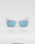 Óculos de Sol Infantil Hello Kitty Sugar Rosa aquarela lente turquesa Sanrio