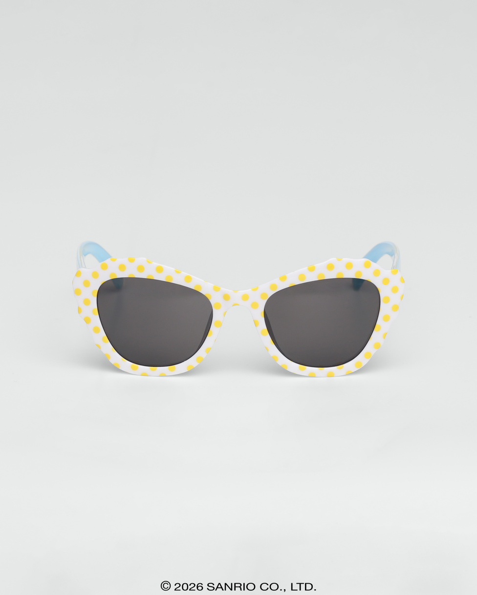Óculos de Sol Infantil Hello Kitty Rainbow Amarelo Sanrio