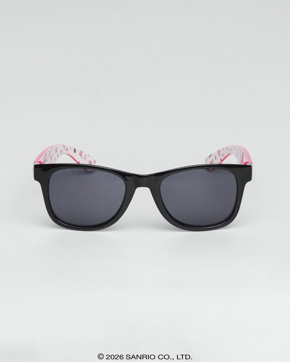 Óculos de Sol Infantojuvenil Hello Kitty Sunlight Preto Sanrio