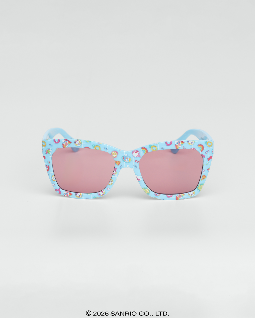 Óculos de Sol Infantil Hello Kitty and Friends Sugar Azul Sanrio