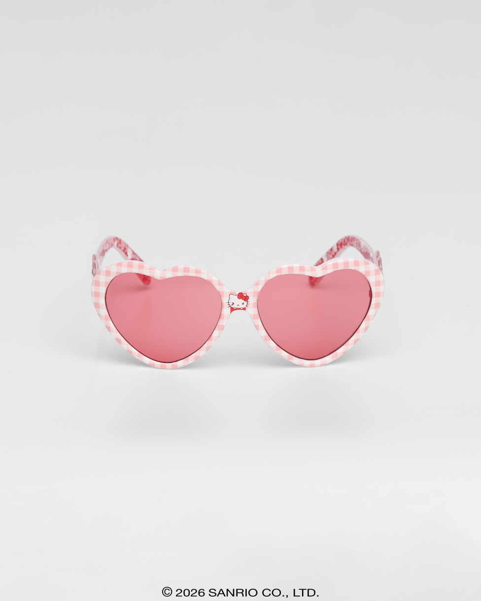 Óculos de Sol Infantil Hello Kitty Heart Rosa
