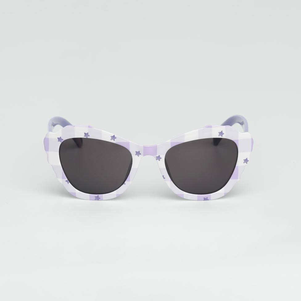 Óculos de Sol Infantil Kuromi Rainbow Roxo Sanrio