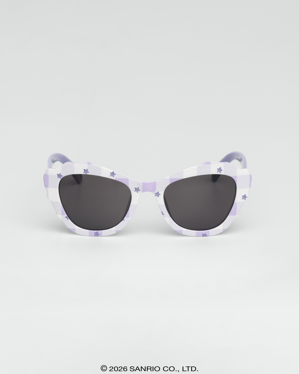 Óculos de Sol Infantil Kuromi Rainbow Roxo Sanrio