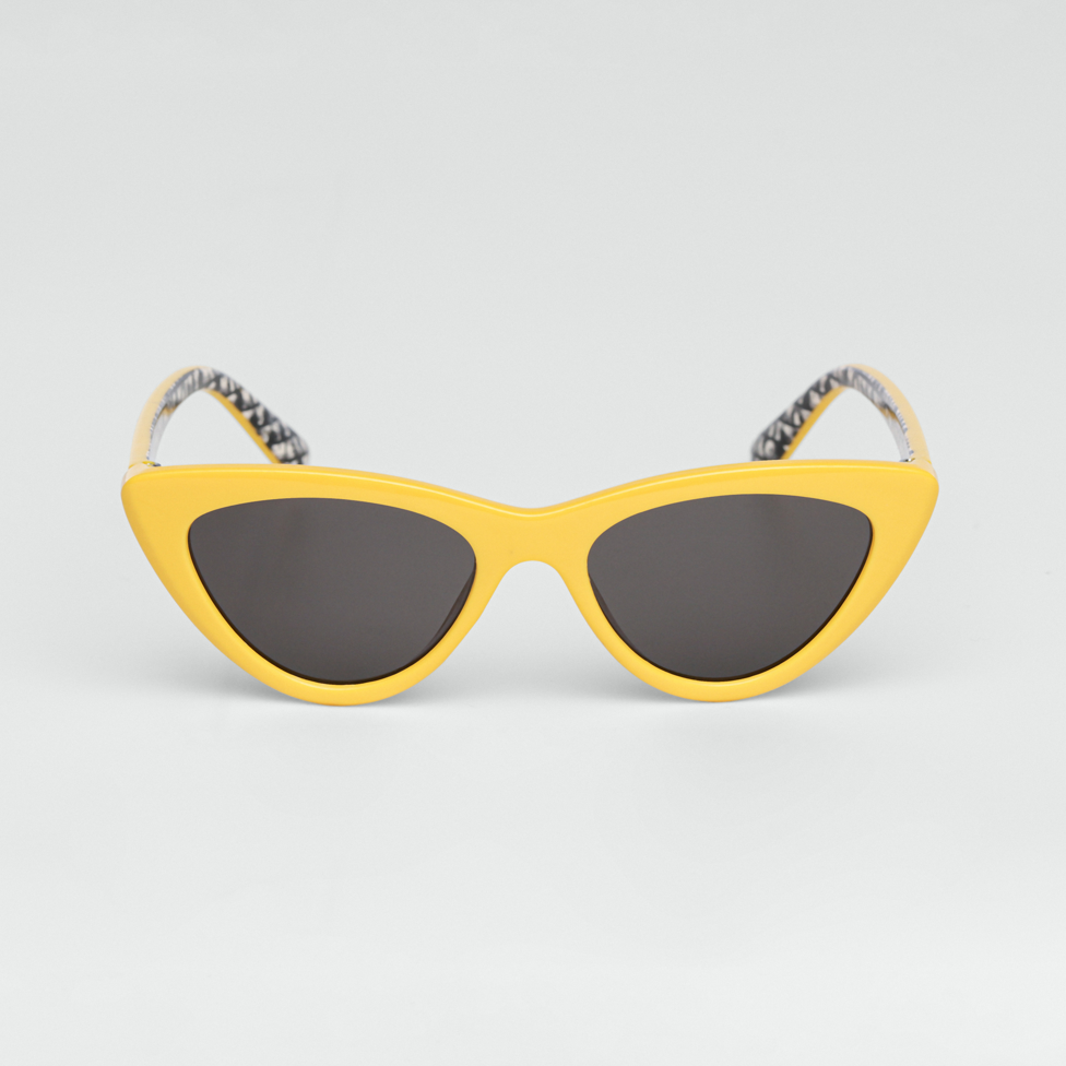 Óculos de Sol Infantojuvenil Hello Kitty Cat Amarelo Sanrio