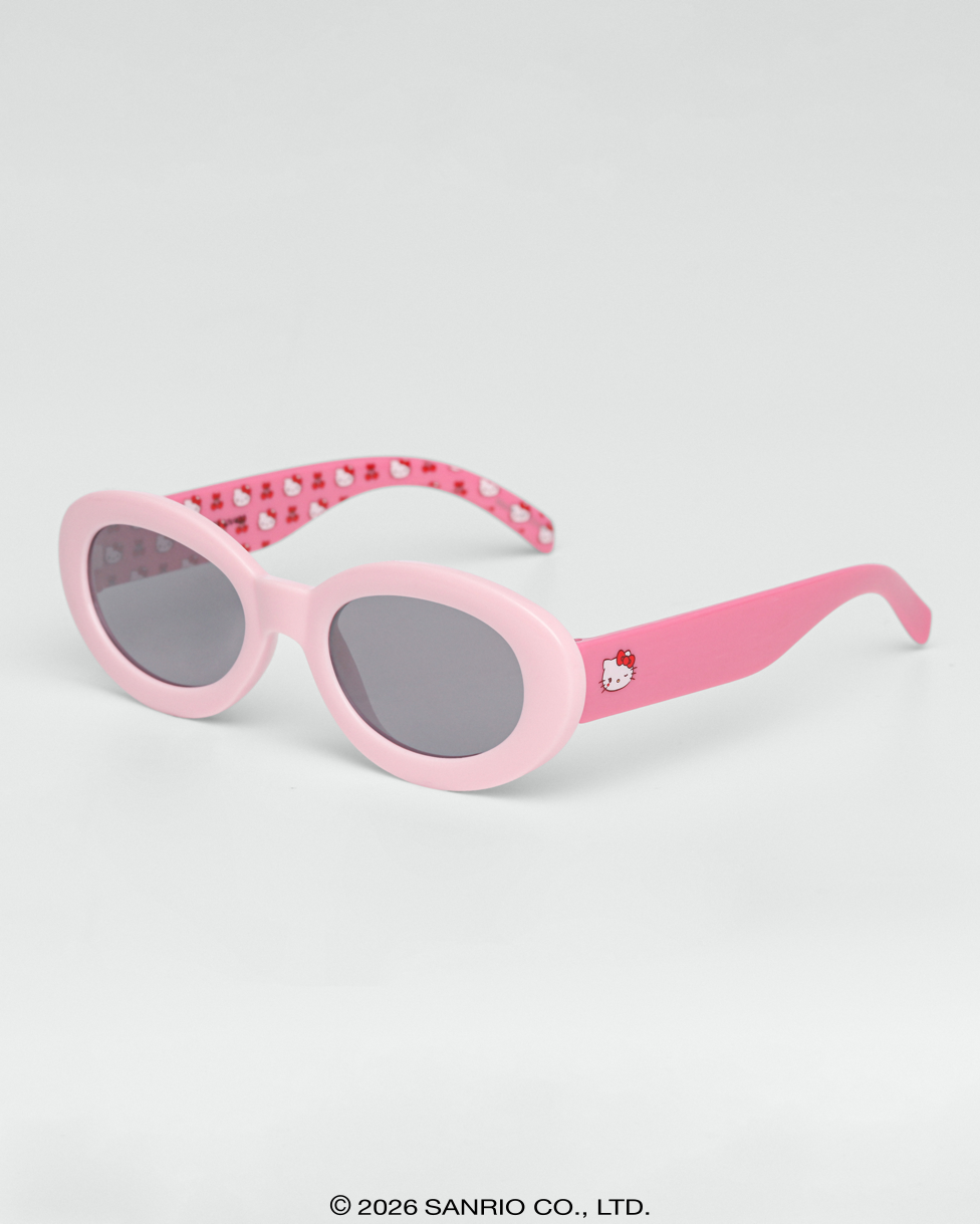 Óculos de Sol Infantojuvenil Hello Kitty Lollipop Rosa Claro vista lateral