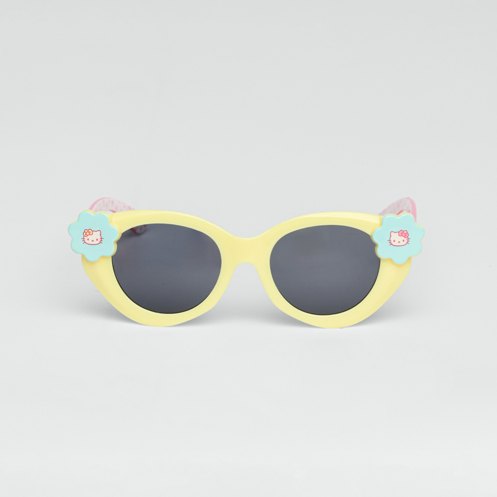 Óculos de Sol Infantil Hello Kitty Star Amarelo Sanrio