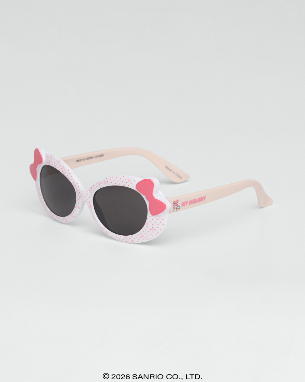 Óculos de Sol Infantil My Melody Bubble Rosa vista lateral