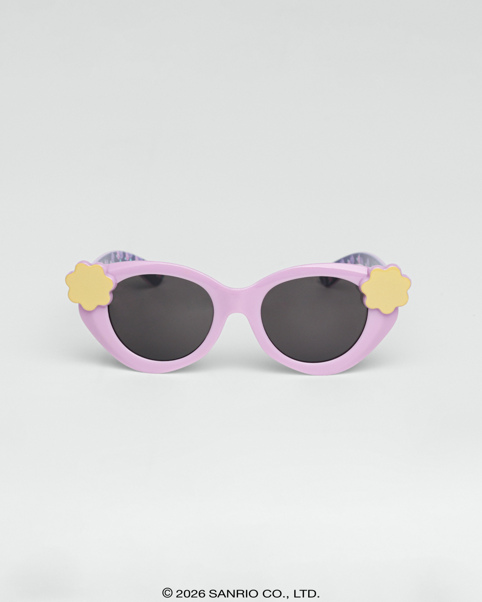 Óculos de Sol Infantil Kuromi Star Roxo armação Sanrio