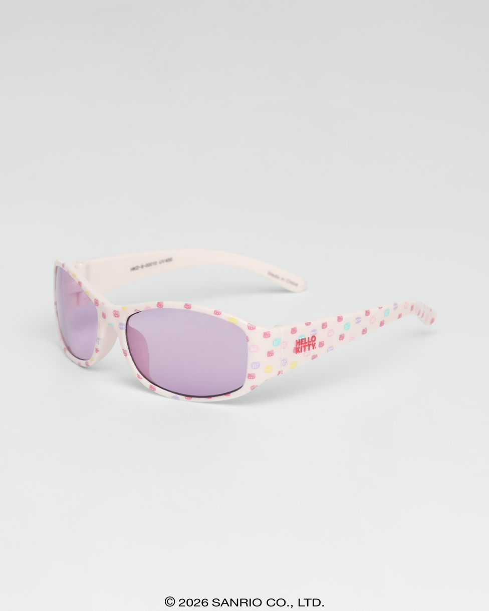 Óculos de Sol Infantil Hello Kitty Joy Rosa Vista Lateral