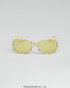 Óculos de Sol Infantil Hello Kitty Sparkle Amarelo armação brilhante