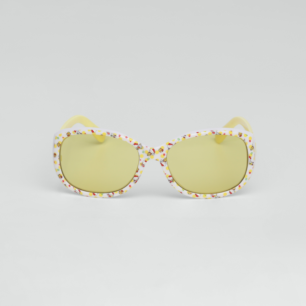 Óculos de Sol Infantil Hello Kitty Sparkle Amarelo armação brilhante