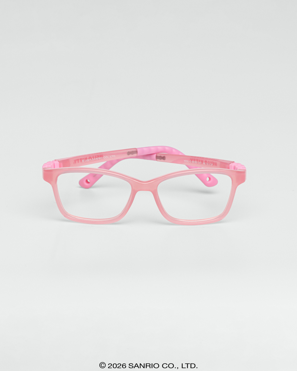 Óculos Infantil Hello Kitty Poppy Rosa armação resistente grau