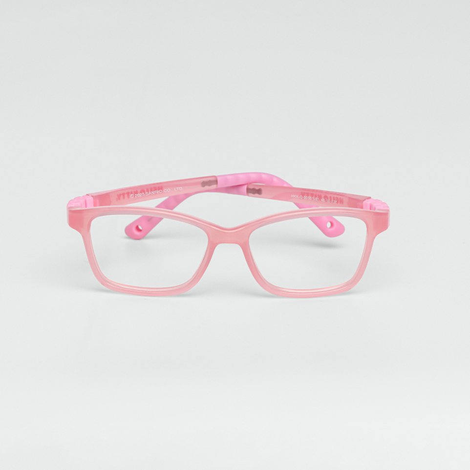 Óculos Infantil Hello Kitty Poppy Rosa armação resistente grau