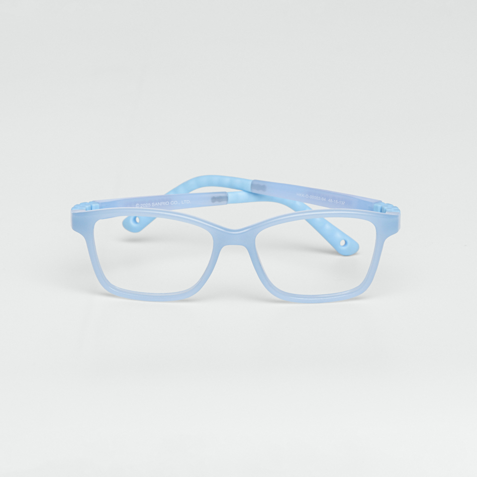 Óculos Infantil Hello Kitty Poppy Azul armação resistente para grau