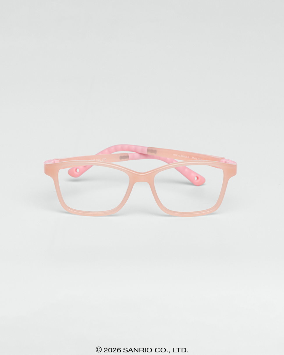 Óculos Infantil My Melody Poppy Rosa armação resistente para grau