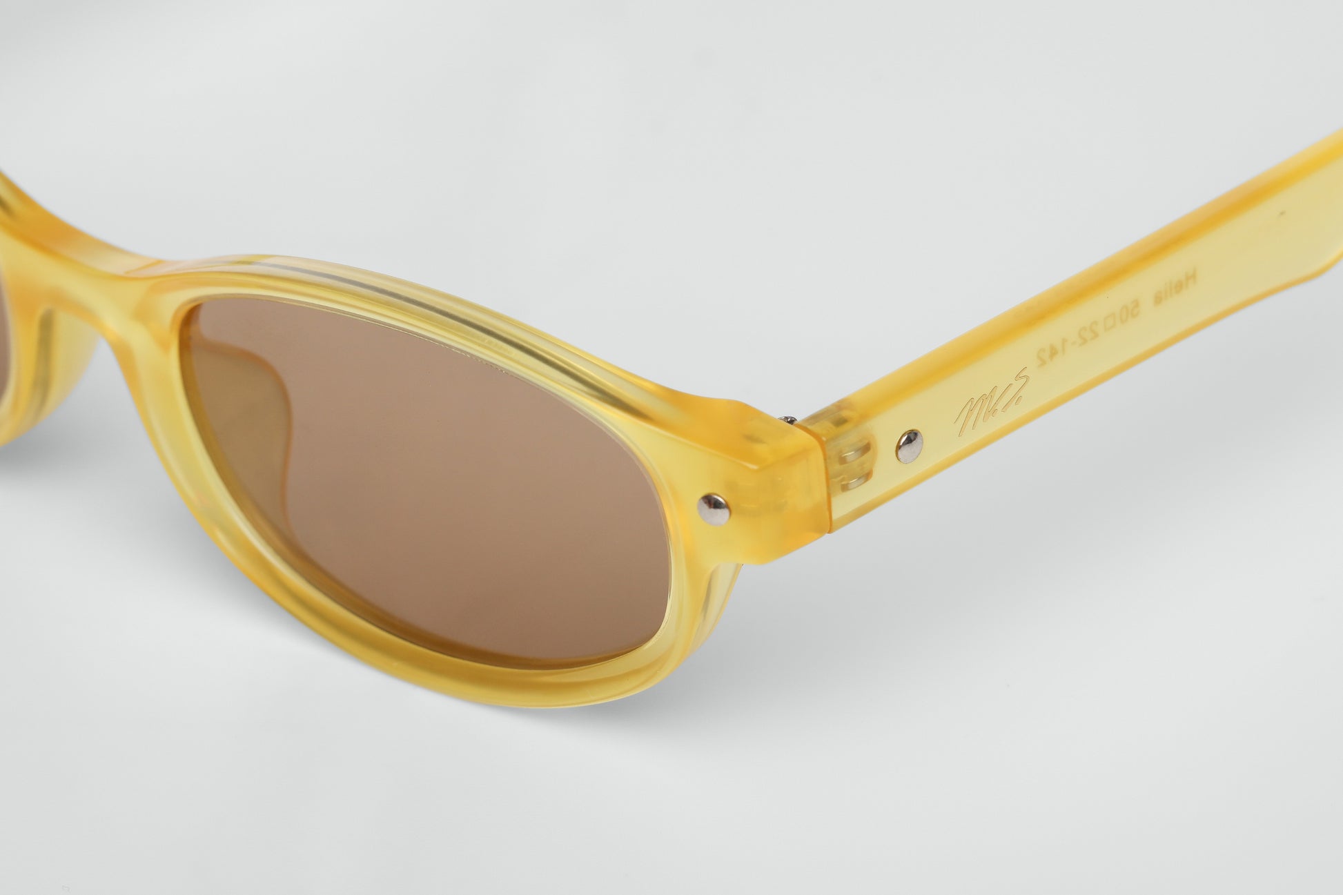 Óculos de Sol Márcia Sensitiva Helia - Amarelo/Cinza