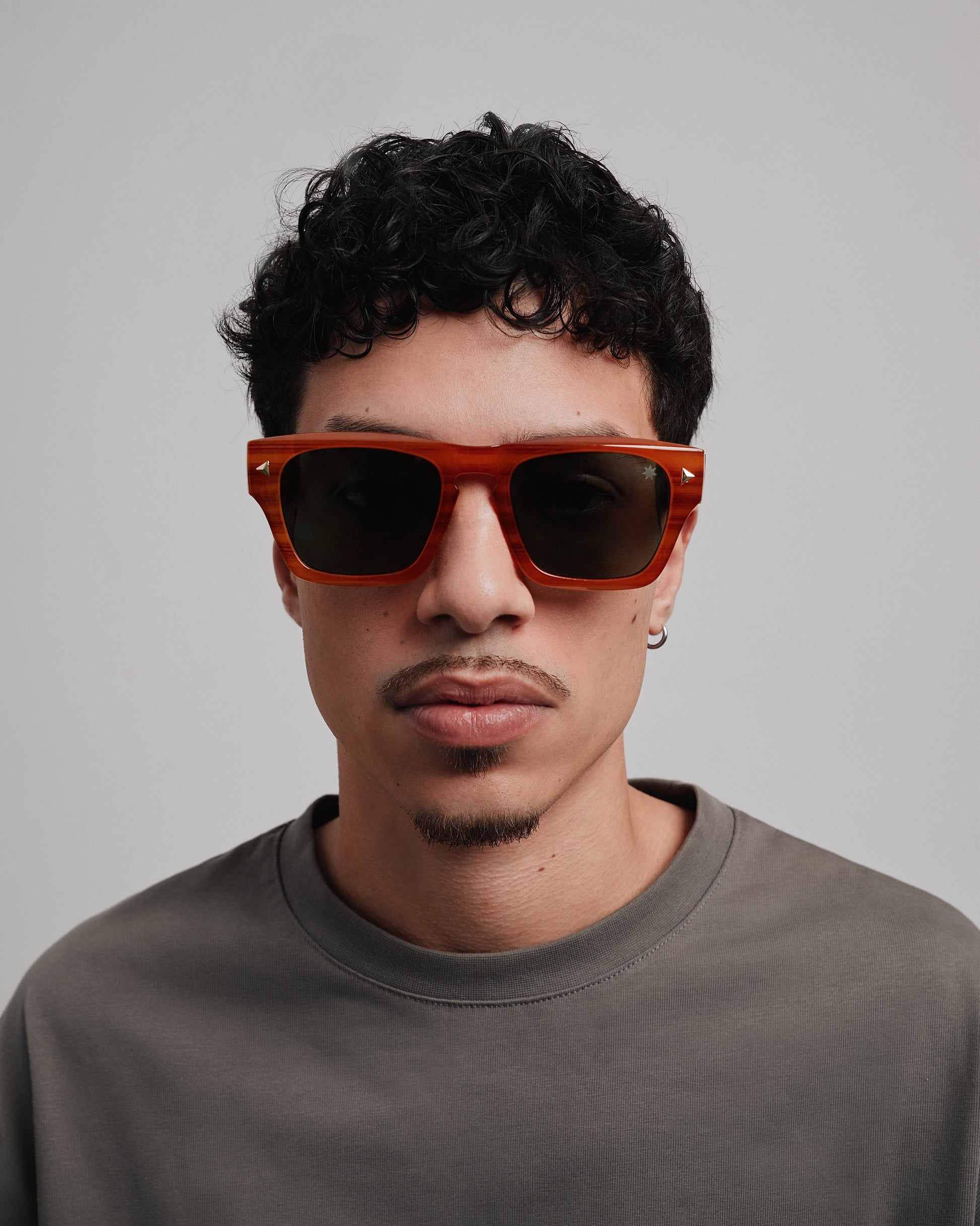 Óculos de Sol DC Manual - Caramelo/Verde