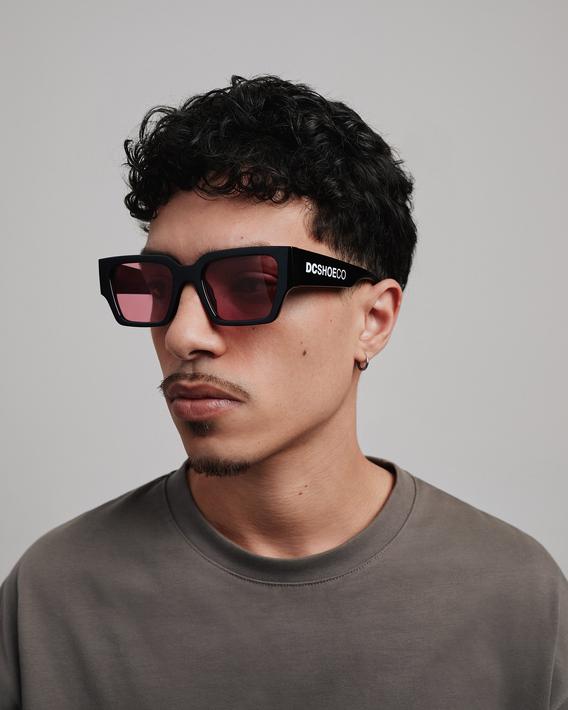 Óculos de Sol DC Kickflip - Preto/Rosa