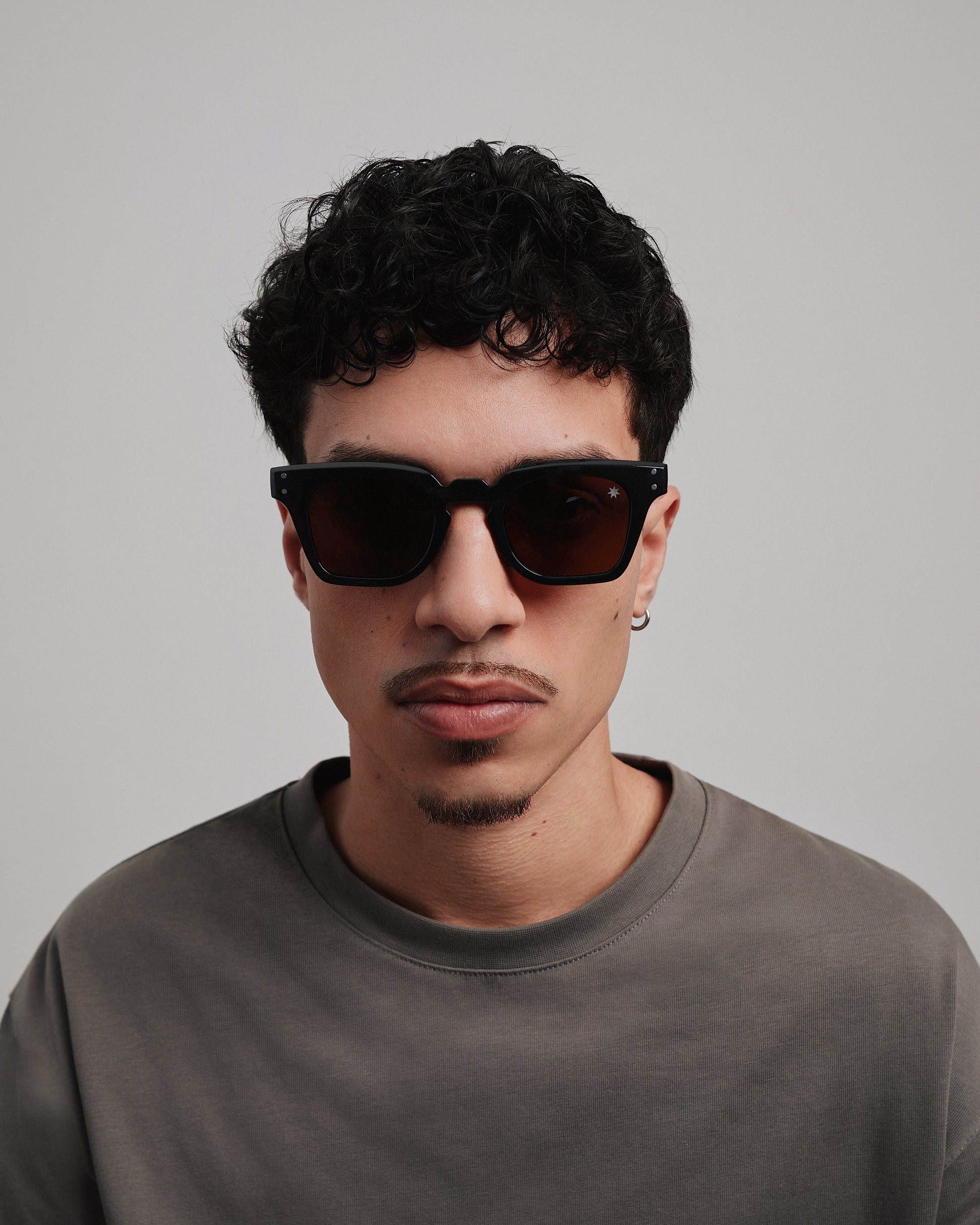 Óculos de Sol DC Ollie - Preto/Marrom