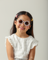 Criança com Óculos de Sol Infantil Hello Kitty Flower Bege Sanrio