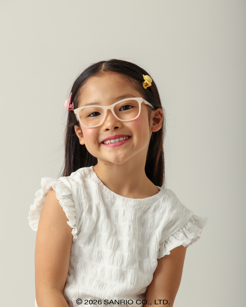 Criança usando Óculos Infantojuvenil Hello Kitty Daisy Rosa