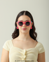 Jovem com Óculos Hello Kitty and Friends Shiny Rosa Sanrio