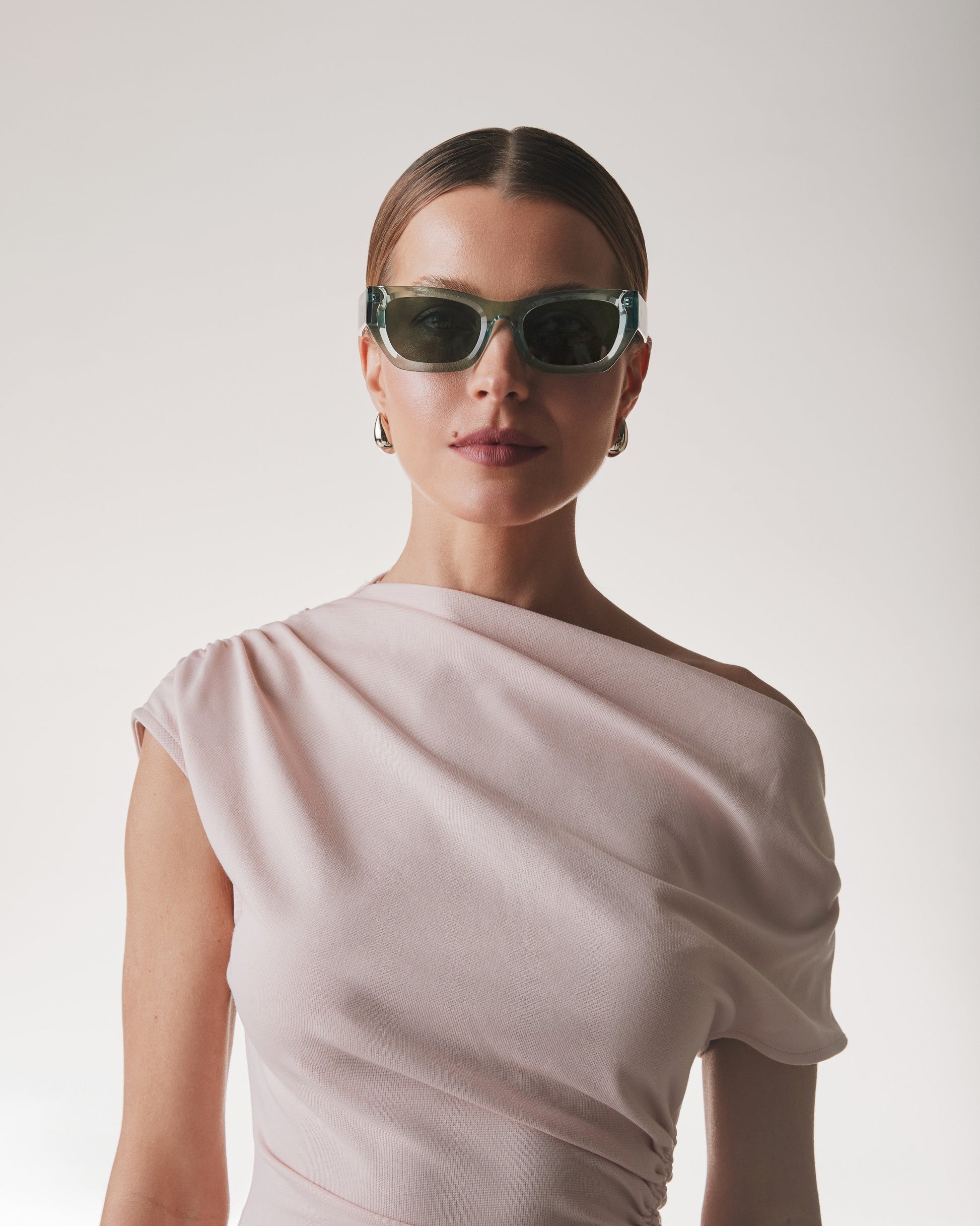 Óculos de Sol Márcia Sensitiva Verna - Verde/Verde